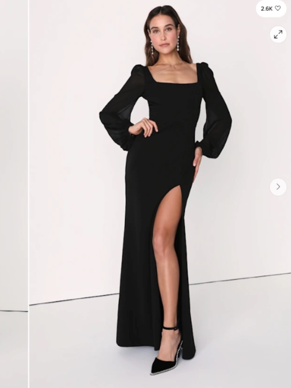 LULU's Sexy Prom Elegant Sophisticated Long Sleeve Romantic Flowy Bridesmaid